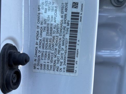 Certified 2020 Honda CR-V EX-L image 24