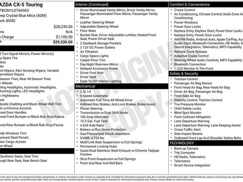 Used 2020 MAZDA CX-5 Touring image 34