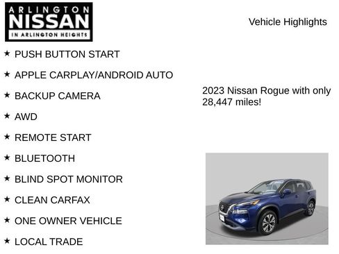 Certified 2023 Nissan Rogue SV AWD/4WD image 7
