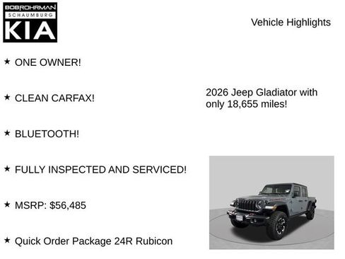 Used 2026 Jeep Gladiator Rubicon AWD/4WD image 8