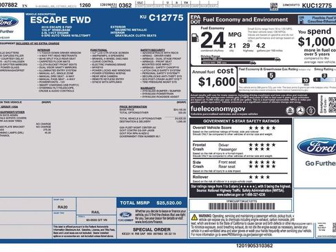 Used 2019 Ford Escape S image 28