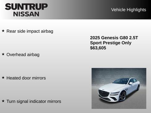 Used 2025 Genesis G80 2.5T Sport Prestige image 16