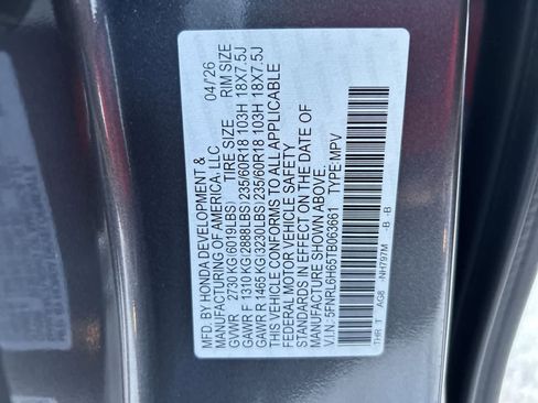 New 2026 Honda Odyssey EX-L image 2