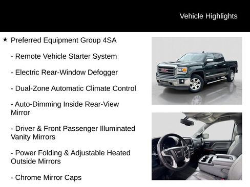 Used 2015 GMC Sierra 1500 SLT w/ SLT Preferred Package AWD/4WD image 11