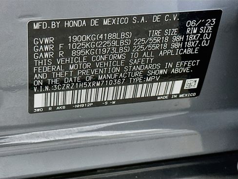 Used 2024 Honda HR-V Sport image 12