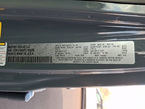 New 2026 Jeep Gladiator Sport AWD/4WD image 22