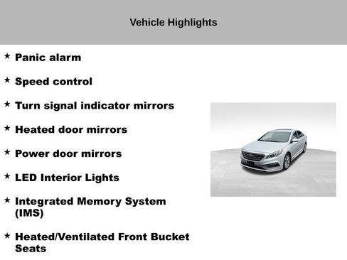 Used 2017 Hyundai Sonata Limited w/ Tech Package 03 FWD image 17