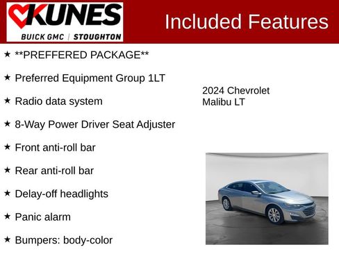 Used 2024 Chevrolet Malibu LT FWD image 3