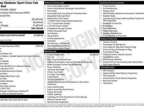 Used 2024 Jeep Gladiator Sport image 35