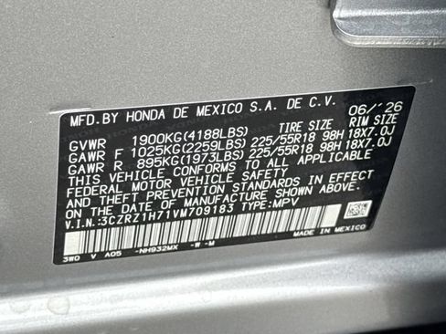 New 2027 Honda HR-V EX-L image 40