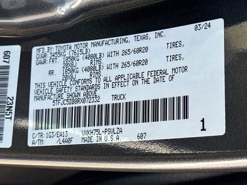 Used 2024 Toyota Tundra Limited image 42