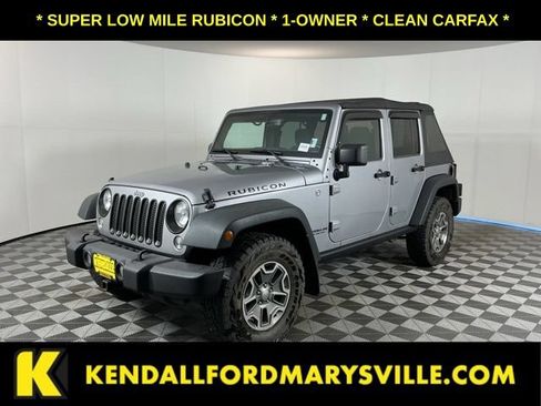 Used 2015 Jeep Wrangler Unlimited Rubicon w/ Connectivity Group AWD/4WD image 1
