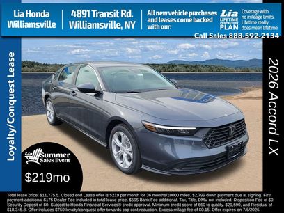 New 2026 Honda Accord LX