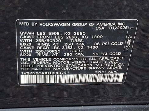 New 2026 Volkswagen Atlas SE image 11