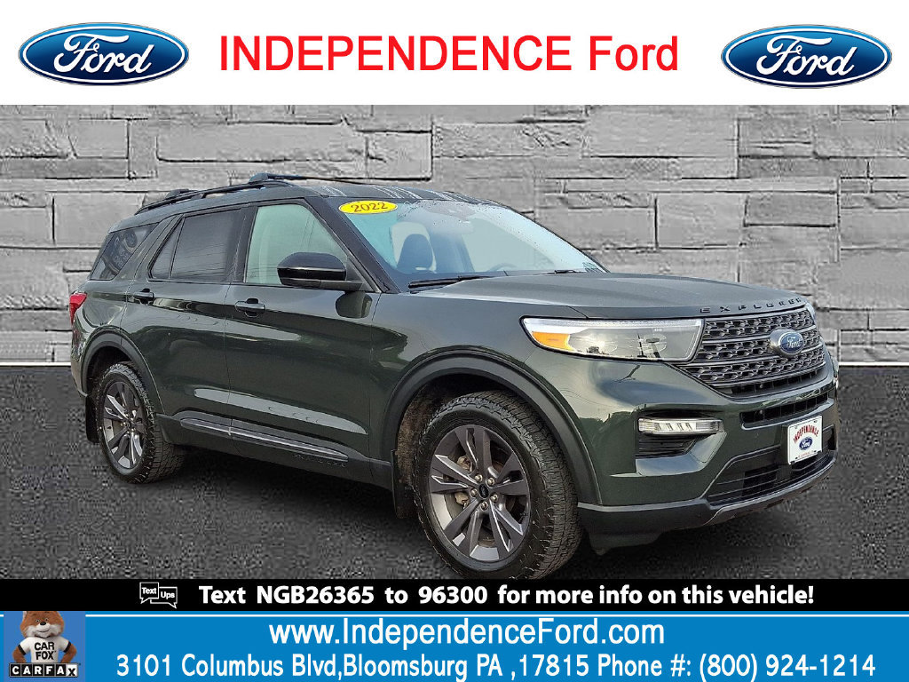Certified 2022 Ford Explorer XLT w/ Equipment Group 202A AWD/4WD image 1