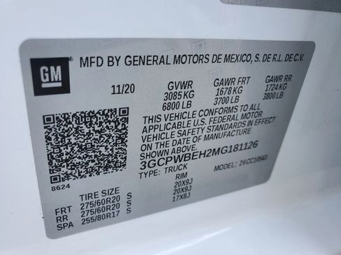 Used 2021 Chevrolet Silverado 1500 Custom image 60