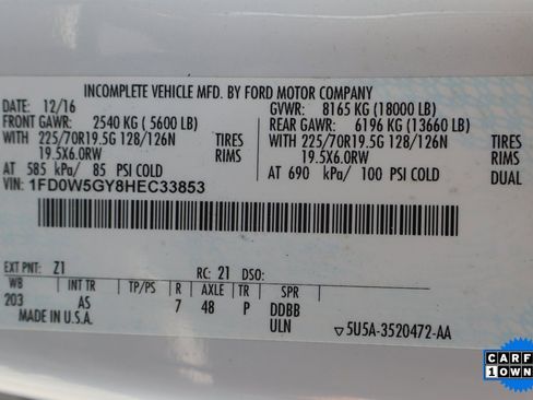 Used 2017 Ford F550 2WD Crew Cab Super Duty image 42