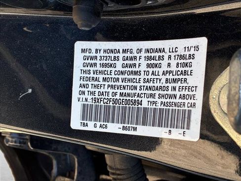 Used 2016 Honda Civic LX image 15