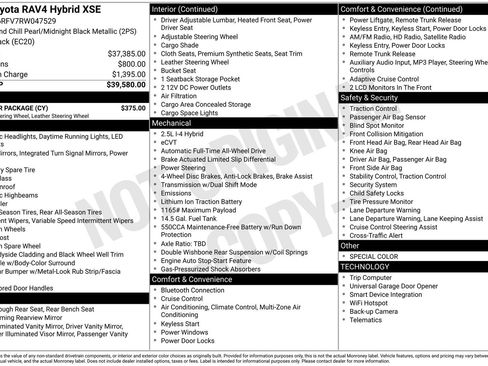 Used 2024 Toyota RAV4 XSE w/ Weather Package image 18