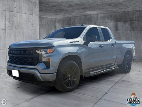 Certified 2024 Chevrolet Silverado 1500 Custom w/ Turbomax Blackout Package RWD image 2