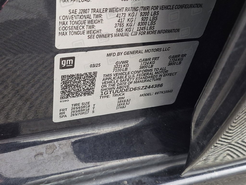 Certified 2025 GMC Sierra 1500 SLT AWD/4WD image 38