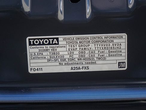 New 2026 Toyota Camry XLE FWD image 15