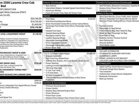 Used 2021 RAM 2500 Laramie image 36