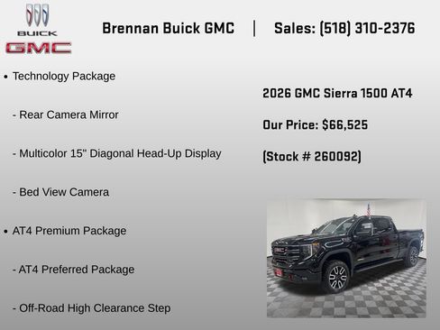 New 2026 GMC Sierra 1500 AT4 w/ AT4 Premium Package AWD/4WD image 6