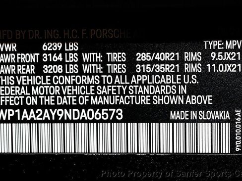 Used 2022 Porsche Cayenne Platinum Edition AWD/4WD image 44