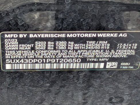 Used 2023 BMW X3 sDrive30i w/ Convenience Package image 22