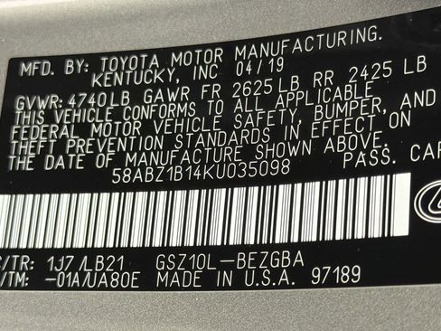 Used 2019 Lexus ES 350 FWD image 22