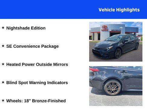 Used 2024 Toyota Corolla Sedan w/ SE Convenience Package FWD image 4