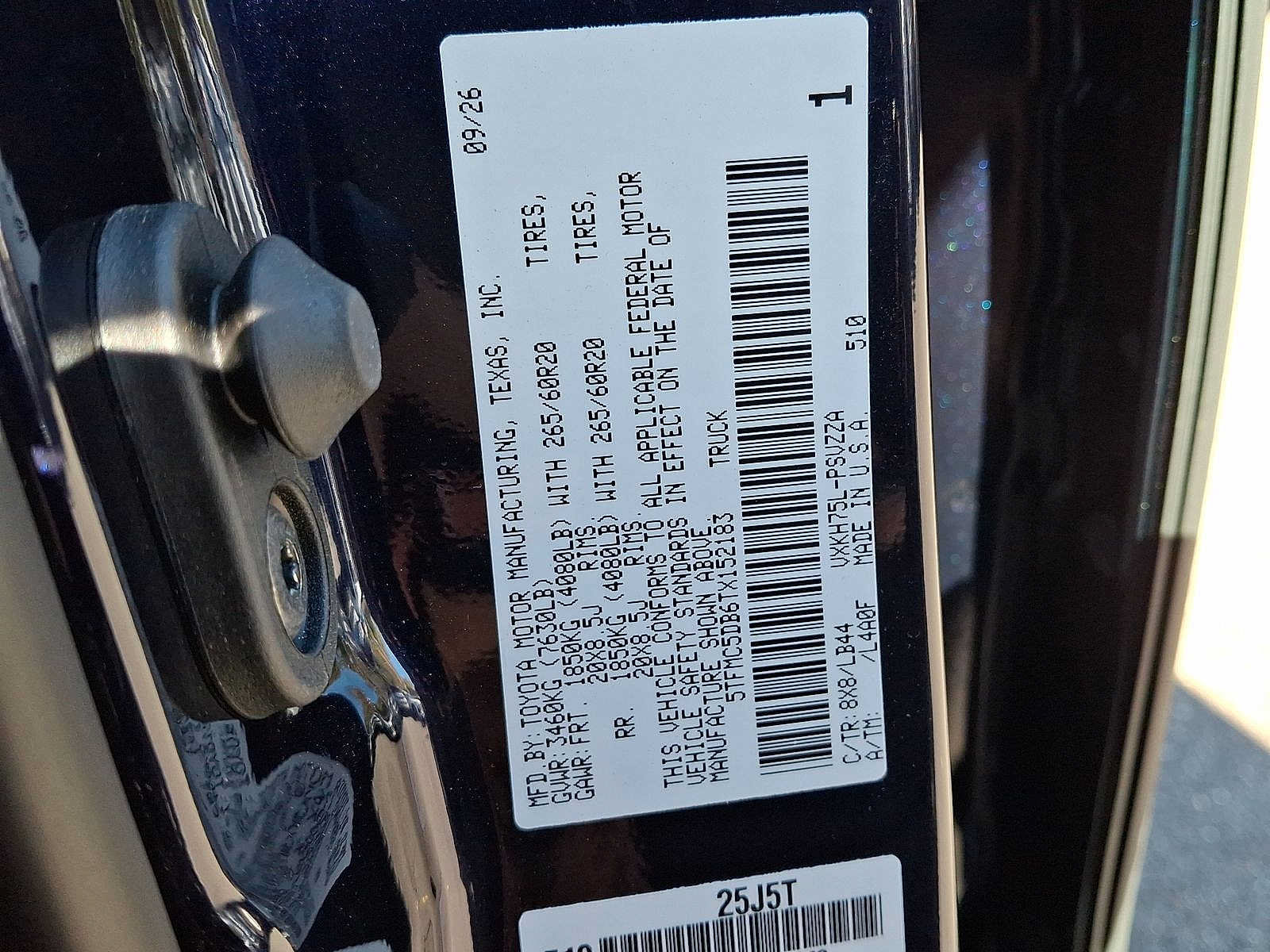 New 2026 Toyota Tundra 1794 Edition AWD/4WD image 18