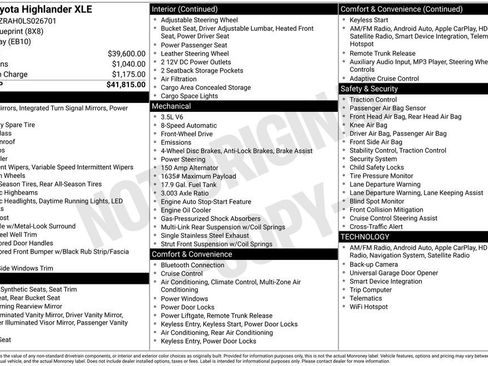 Used 2020 Toyota Highlander XLE image 31