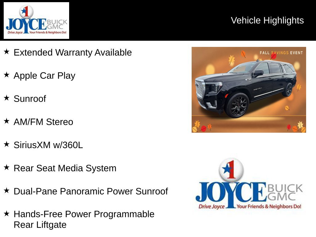 Certified 2023 GMC Yukon XL Denali w/ Denali Reserve Package AWD/4WD image 25