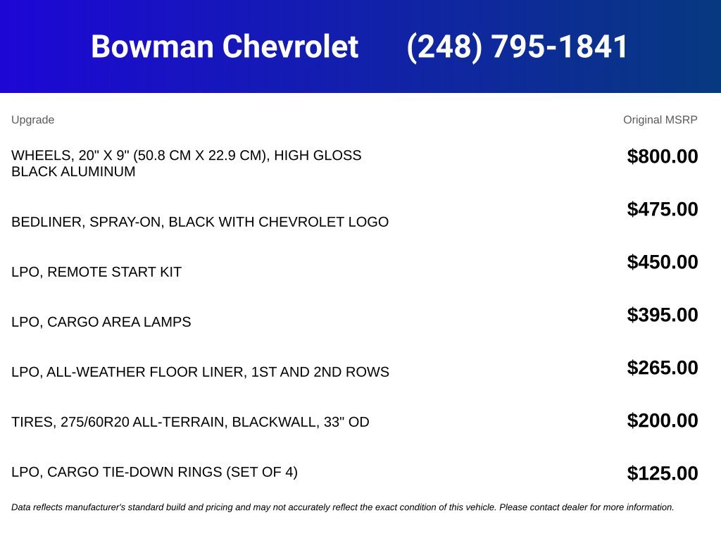 New 2026 Chevrolet Colorado Trail Boss AWD/4WD image 5