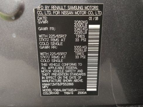 Used 2018 Nissan Rogue SV image 33