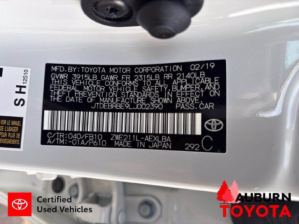 Certified 2020 Toyota Corolla LE FWD image 28