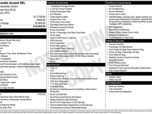 Used 2021 Hyundai Accent SEL image 32