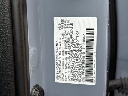 Used 2024 Honda Ridgeline Sport image 39