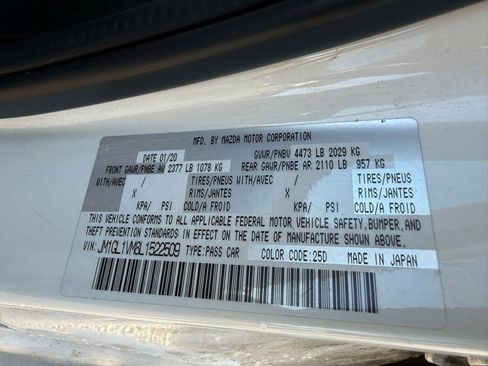 Used 2020 MAZDA MAZDA6 Touring image 26