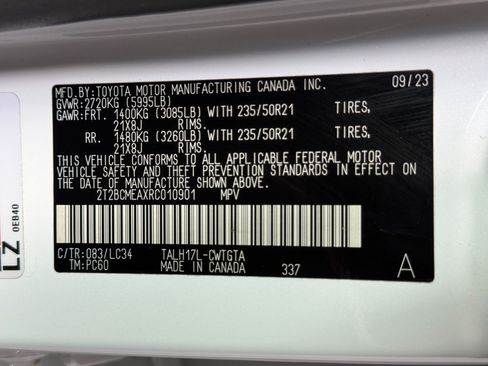 Used 2024 Lexus RX 500h F Sport w/ Convenience Package AWD/4WD image 47