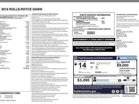 Used 2019 Rolls-Royce Dawn image 48