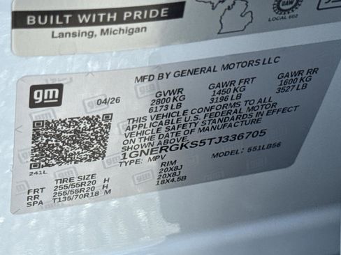 New 2026 Chevrolet Traverse LT w/ Enhanced Driving Package FWD image 35