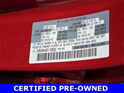 Certified 2024 MAZDA CX-90 Plug-In Hybrid w/ Preferred image 37