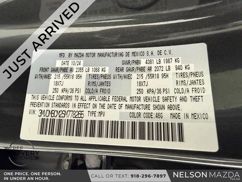 Used 2025 MAZDA CX-30 AWD 2.5 S w/ Preferred Package image 53
