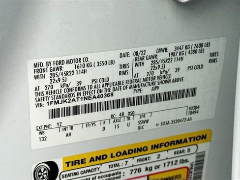 Certified 2022 Ford Expedition Max Limited image 37