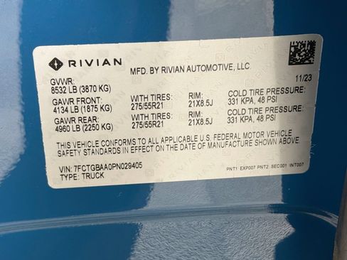 Used 2023 Rivian R1T Adventure Dual AWD/4WD image 33