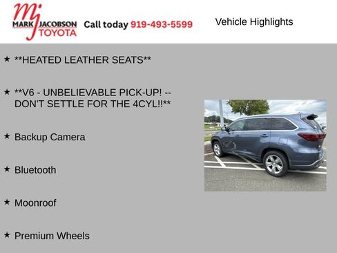 Used 2015 Toyota Highlander Limited FWD image 5