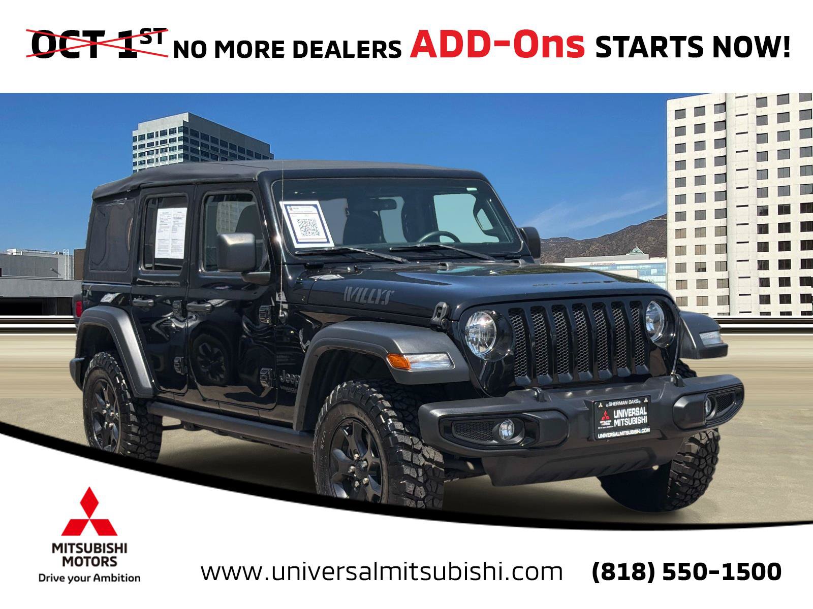 Used 2022 Jeep Wrangler Unlimited Sport AWD/4WD image 1